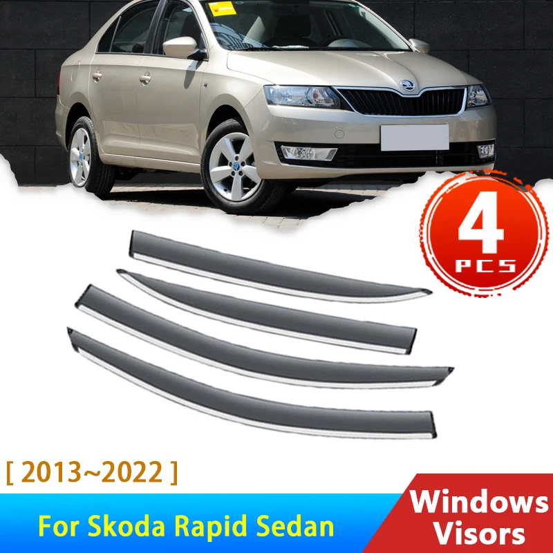 Дефлекторы для Skoda Rapid Sedan 2013 ~ 2022 аксессуары для автомобильного окна козырек защита от дождя для бровей Автомобильная Защитная крышка 2020 2017 2014
Дефлекторы для Skoda Rapid Sedan 2013 ~ 2022 аксессуары для автомобильного окна козырек защита от дождя для бровей Автомобильная Защитная крышка 2020 2017 2014