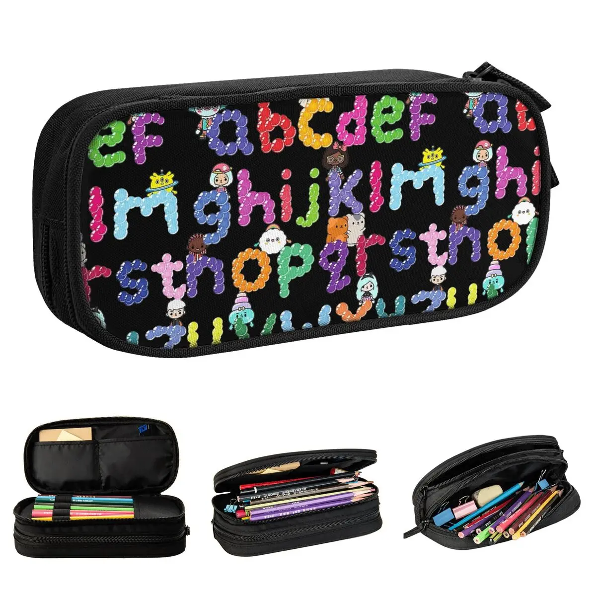 Toca Life World Alphabet Pencil Cases Cartoon Pencilcases Pen Holder for Girl Boy Big Capacity Bags School Supplies Stationery
Toca Life World Alphabet Pencil Cases Cartoon Pencilcases Pen Holder for Girl Boy Big Capacity Bags School Supplies Stationery
