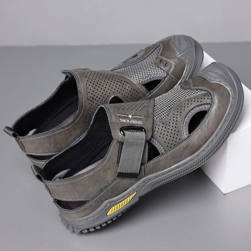 Sandals summer 2023 new outdoor men's casual beach shoes with scalp sandals men's breathable mesh slippers hollow anti-slip
Sandals summer 2023 new outdoor men's casual beach shoes with scalp sandals men's breathable mesh slippers hollow anti-slip