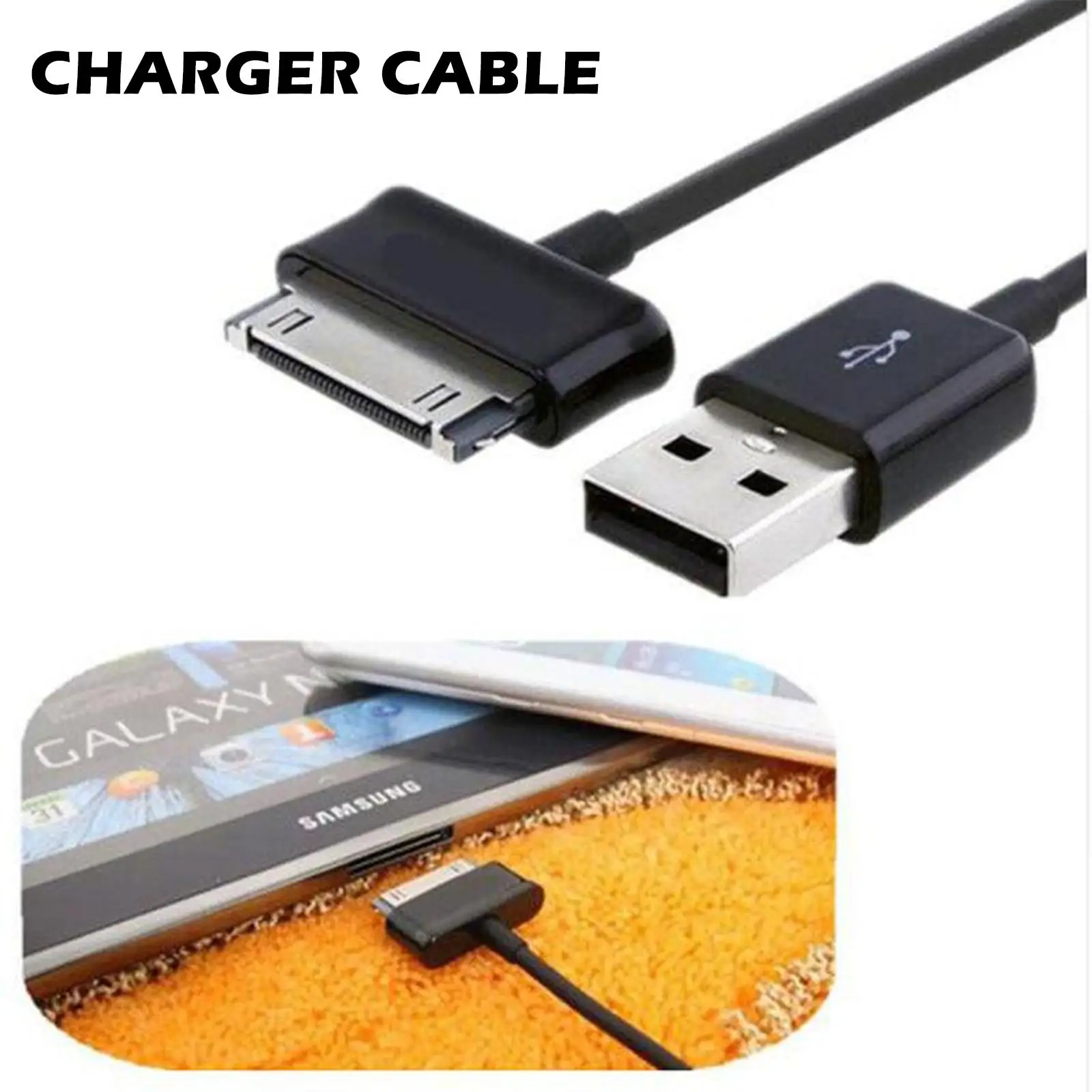 USB-кабель для зарядки и передачи данных для Samsung Galaxy Tab 2 Note P1000 P3100 P3110 P5100 P5110 P6800 P7300 P7310 P7500 P7510 N B6Y2