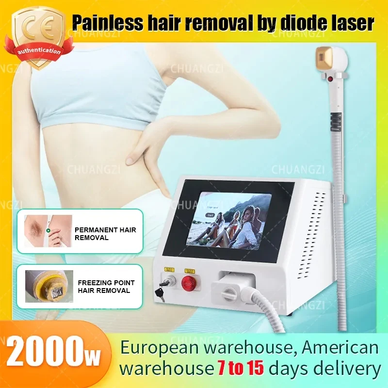 

2024 CE Certified 808Nm 755 1064nm Diode L-aser Device Hair Removal Alexandrite L-aser for Best Hair Removal Results