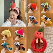 3D Frog Apple Peach Shaped Hairband Soft Skin-friendly Coral Fleece Headband For Women Girls All-match Elastic Hair Bands
3D Frog Apple Peach Shaped Hairband Soft Skin-friendly Coral Fleece Headband For Women Girls All-match Elastic Hair Bands