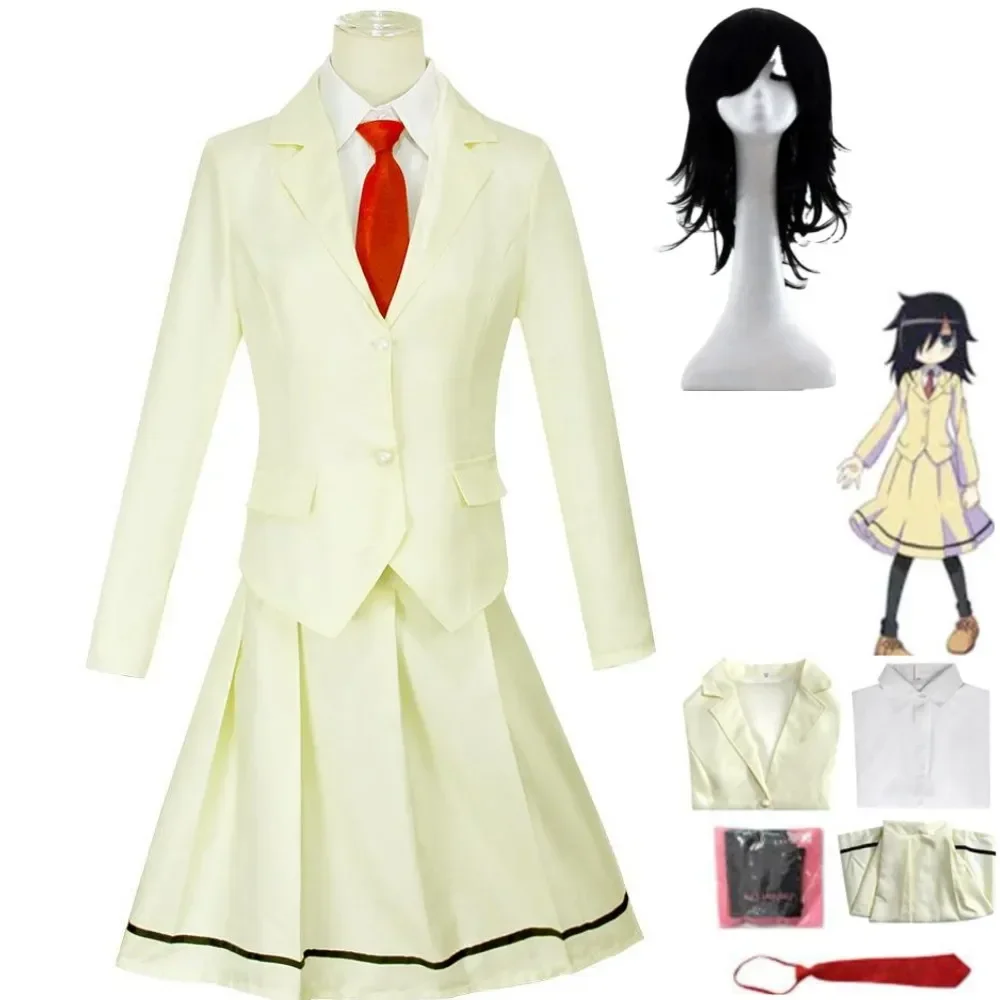 Парик для косплея по мотивам аниме Watashi Ga Motenai No Wa Dou Kangaetemo Omaera Ga Warui WataMote Kuroki Tomoko, Женский Школьный костюм
Парик для косплея по мотивам аниме Watashi Ga Motenai No Wa Dou Kangaetemo Omaera Ga Warui WataMote Kuroki Tomoko, Женский Школьный костюм