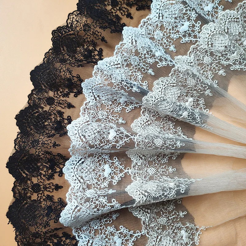 White Black Beige 18cm Hard Mesh Embroidery Lace Trim, DIY Handmade Lace Accessories Sofa/Curtain/Bedding Textile Fabrics SC490
White Black Beige 18cm Hard Mesh Embroidery Lace Trim, DIY Handmade Lace Accessories Sofa/Curtain/Bedding Textile Fabrics SC490