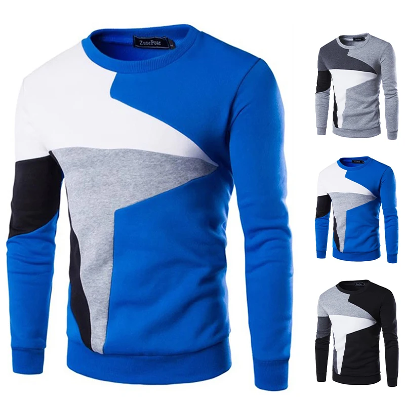 Long Sleeve Patchwork Crewneck Sweatshirt Hoodie Men Wholesale Fashion Casual Color Block Sweatshirts For Men Moletom Masculino
Long Sleeve Patchwork Crewneck Sweatshirt Hoodie Men Wholesale Fashion Casual Color Block Sweatshirts For Men Moletom Masculino