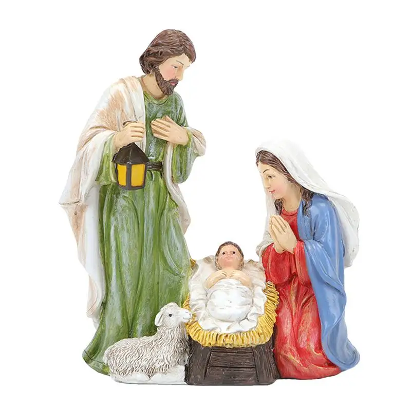 Christmas Nativity Sets Resin Crafts LED Ornaments for Christmas Resin Material Crafts Decoration for Shop Garden Bedroom Living
Christmas Nativity Sets Resin Crafts LED Ornaments for Christmas Resin Material Crafts Decoration for Shop Garden Bedroom Living