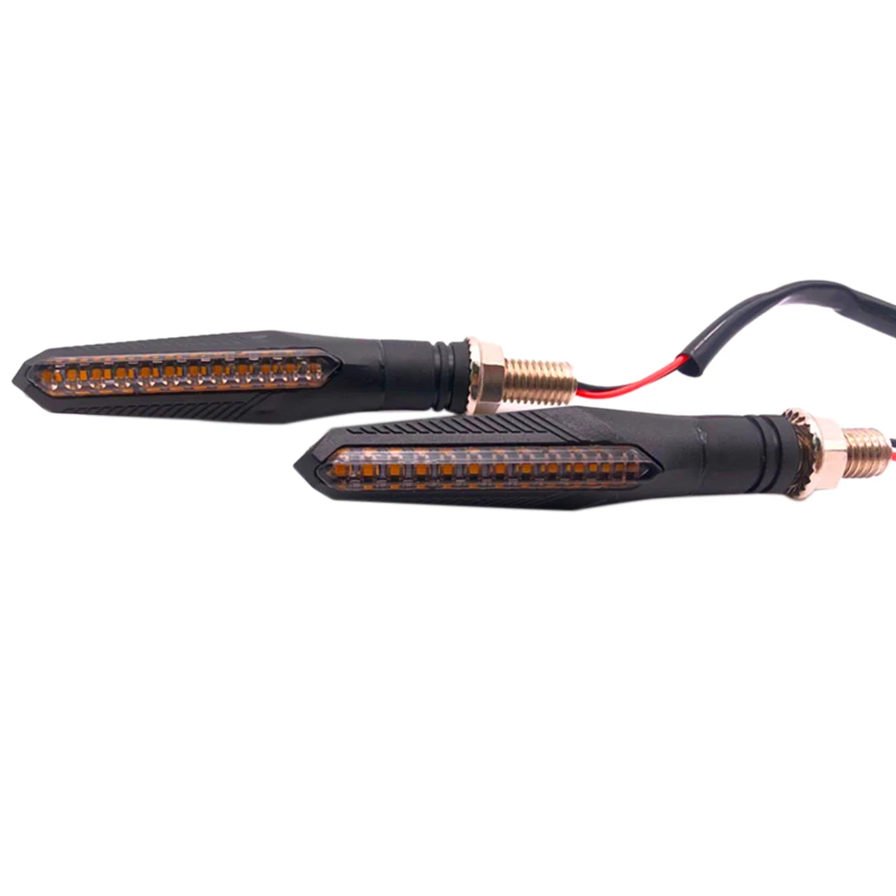 

Universal LED Turn Signals for Motorcycle Amber Lamp Rear Flashing Signal Brake Lights Indicators