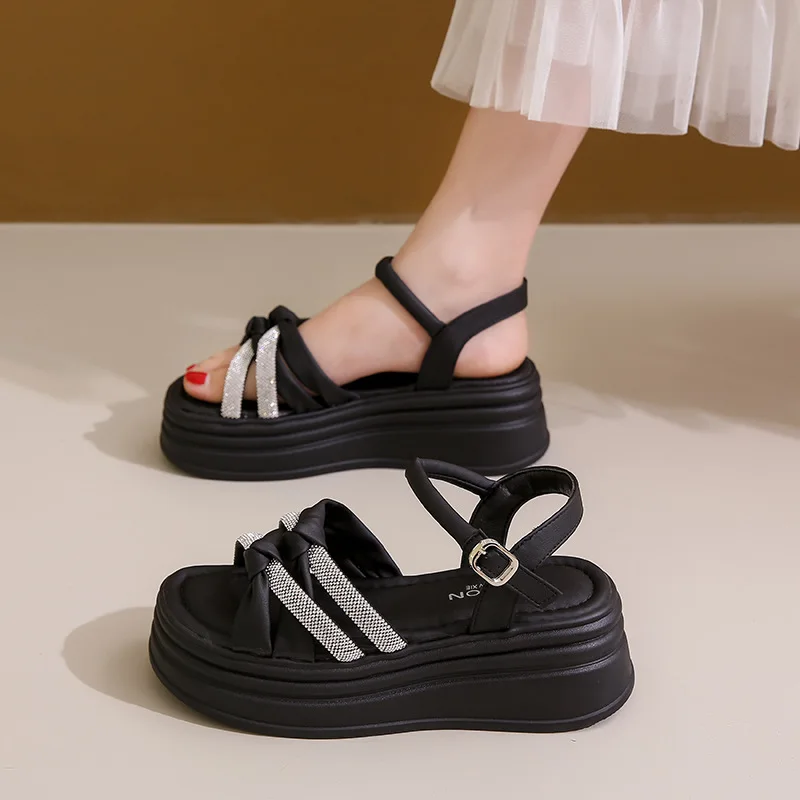 Thick Soled Sandals for Women Summer Fashion Casual Peep Toe Party Shoes Woman Comfort Elegant Platform Heeled Sandals Footwear
Thick Soled Sandals for Women Summer Fashion Casual Peep Toe Party Shoes Woman Comfort Elegant Platform Heeled Sandals Footwear