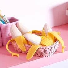

New Elastic Simulation Peeling Banana Corn Squishy Slow Rising Squeeze Toy Mochi Healing Fun Stress Reliever Antistress Toy