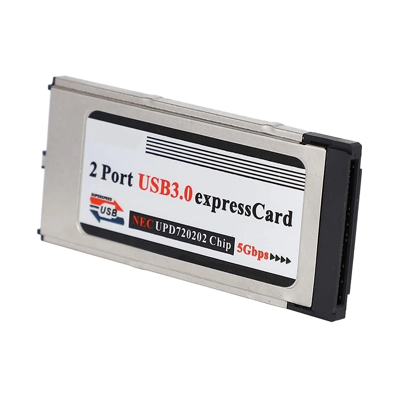 

High-Speed Dual 2 Port USB 3.0 Express Card 34mm Slot Express Card PCMCIA Converter Adapter for Laptop Notebook