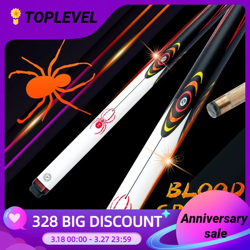 Jflowers Blood Spider Billiard, One Piece Snooker Cue, Ash Wood, Real Inlay, Black Technology Snooker with Extension
Jflowers Blood Spider Billiard, One Piece Snooker Cue, Ash Wood, Real Inlay, Black Technology Snooker with Extension