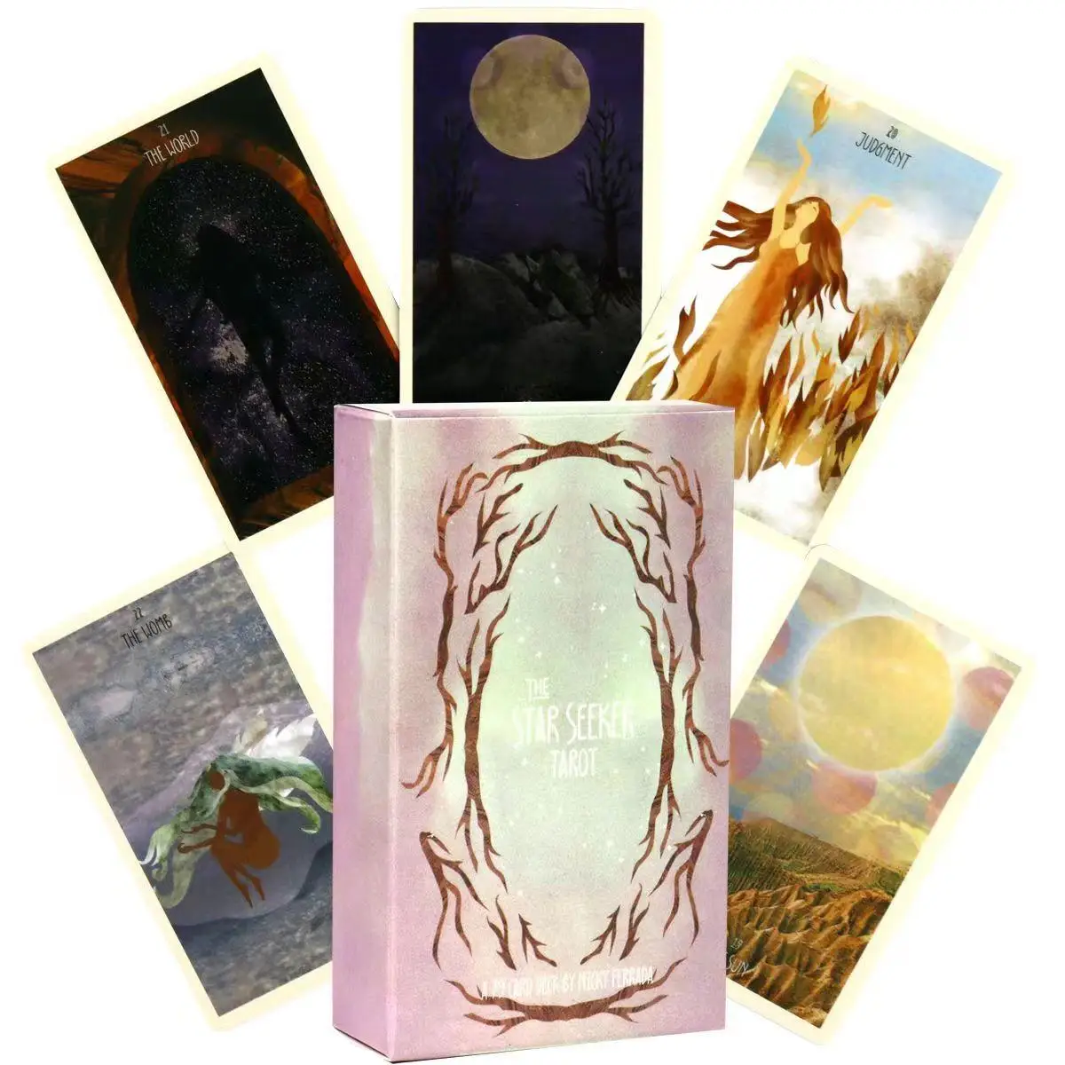 10.3*6cm Star Seeker Tarot Deck 78 Pcs Tarot Cards for Beginners Rider-waite Tarot System Pocket Size
10.3*6cm Star Seeker Tarot Deck 78 Pcs Tarot Cards for Beginners Rider-waite Tarot System Pocket Size