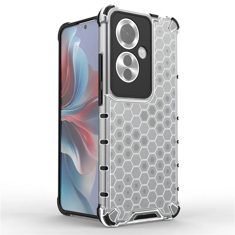 For OPPO Reno11 F Case For OPPO Reno11 F 5G Cover 6.7 inch Honeycomb Hard PC Shockproof Protection Bumper For Reno 11F 5G Fundas
For OPPO Reno11 F Case For OPPO Reno11 F 5G Cover 6.7 inch Honeycomb Hard PC Shockproof Protection Bumper For Reno 11F 5G Fundas