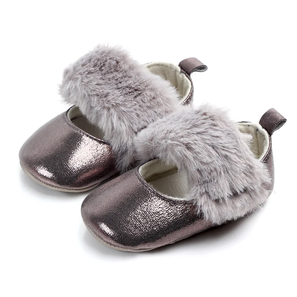 0-18M Newborn Baby Shoes PU Leather Warm Fur Non Slip Cloth Bottom Girl Shoes Elegant Princess Casual Baby First Walking Shoes
0-18M Newborn Baby Shoes PU Leather Warm Fur Non Slip Cloth Bottom Girl Shoes Elegant Princess Casual Baby First Walking Shoes