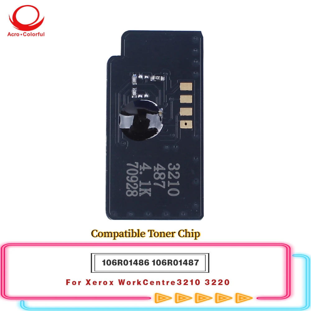 4.1K 106R01486 106R01487 Compatible Toner Chip For Xerox WorkCentre3210 3220 Laser Printer
4.1K 106R01486 106R01487 Compatible Toner Chip For Xerox WorkCentre3210 3220 Laser Printer