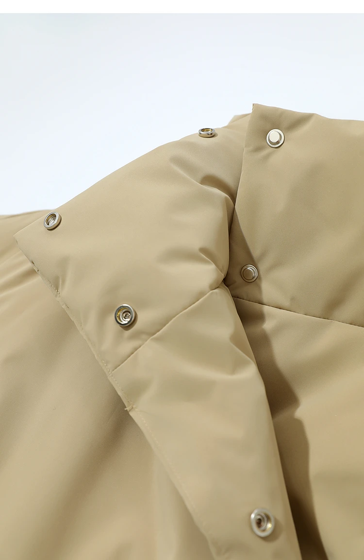 Amii Down Coats 2025 Winter New Solid Color Loose Long Women's Outerwear With Belt High Neck Thicken Warm Down Jacket 12544184 Amii Down Coats 2025 Winter New Solid Color Loose Long Women's Outerwear With Belt High Neck Thicken Warm Down Jacket 12544184