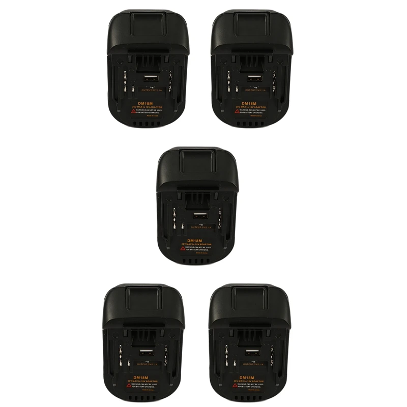 5X 20V To 18V Battery Conversion Dm18m Li-Ion Charger Tool Adapter For Makita Bl1830 Bl1850 Batteries
5X 20V To 18V Battery Conversion Dm18m Li-Ion Charger Tool Adapter For Makita Bl1830 Bl1850 Batteries