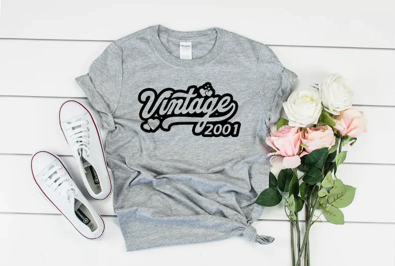 Vintage Hearts 2001 21st Birthday Shirt Gift for him and her hort Sleeve 100% Cotton Top Tee Funny Streetwear harajuku goth y2k
Vintage Hearts 2001 21st Birthday Shirt Gift for him and her hort Sleeve 100% Cotton Top Tee Funny Streetwear harajuku goth y2k