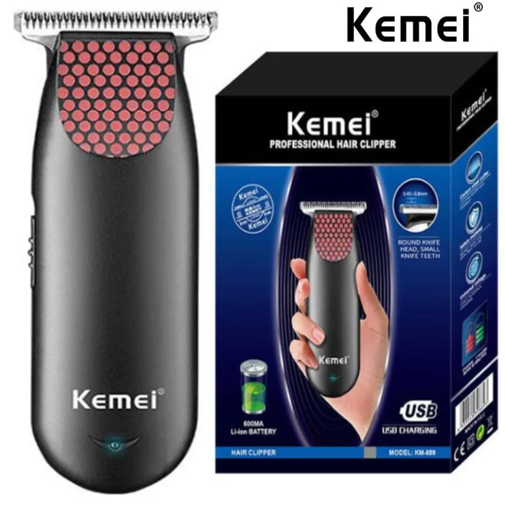 KM-889 Professional Pocket Cordless Hair Clipper Compact Mini Electric Beard Hair Trimmer Small Portable Grooming Kit for Men
KM-889 Professional Pocket Cordless Hair Clipper Compact Mini Electric Beard Hair Trimmer Small Portable Grooming Kit for Men