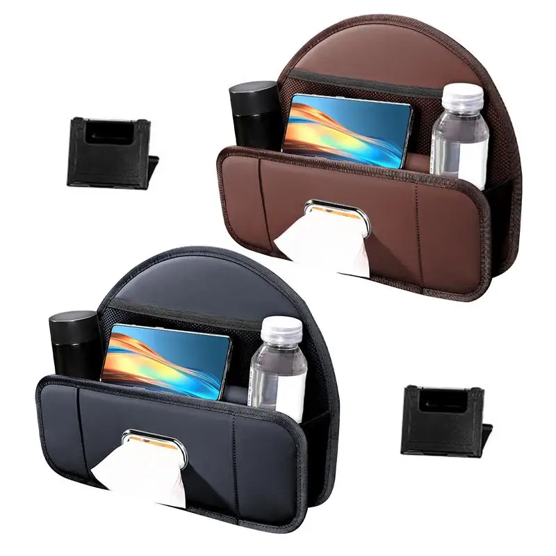 Car Headrest Storage With Mobile Phone Holder Simple Installation Automotive Seat Back Organizers PU Leather Interior Accessory
Car Headrest Storage With Mobile Phone Holder Simple Installation Automotive Seat Back Organizers PU Leather Interior Accessory