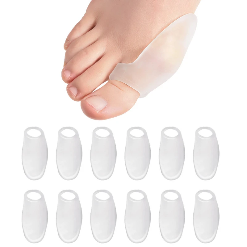 1Pair Silicone Toe Splitter Overlapping Separators Gel Bunions Foot Care Pain Relief Corrector Hallux Valgus Orthosis Tools
1Pair Silicone Toe Splitter Overlapping Separators Gel Bunions Foot Care Pain Relief Corrector Hallux Valgus Orthosis Tools