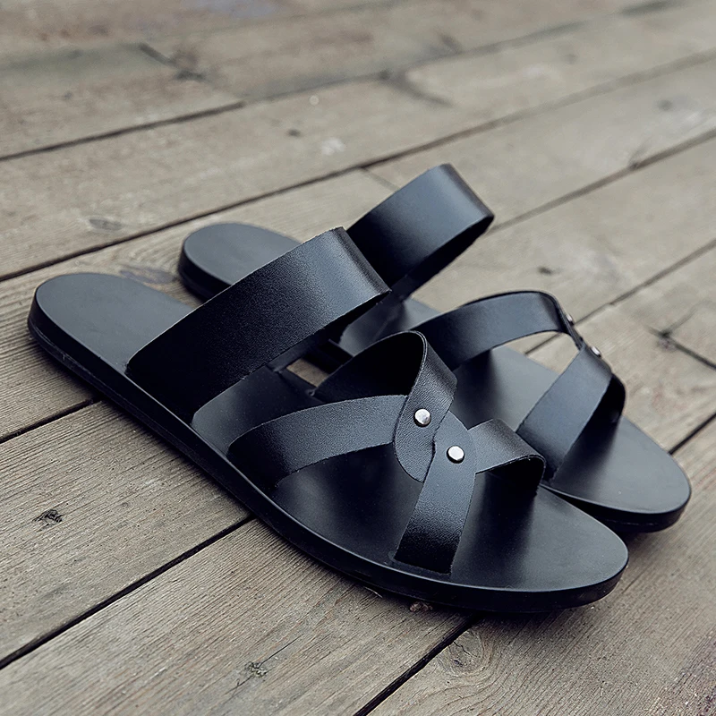 Men Shoes Fashion Summer Men Shoes Vintage Italian Flats Casual Non-slip Beach Sandals Leather Flip Flop Slippers Flats Sandals
Men Shoes Fashion Summer Men Shoes Vintage Italian Flats Casual Non-slip Beach Sandals Leather Flip Flop Slippers Flats Sandals