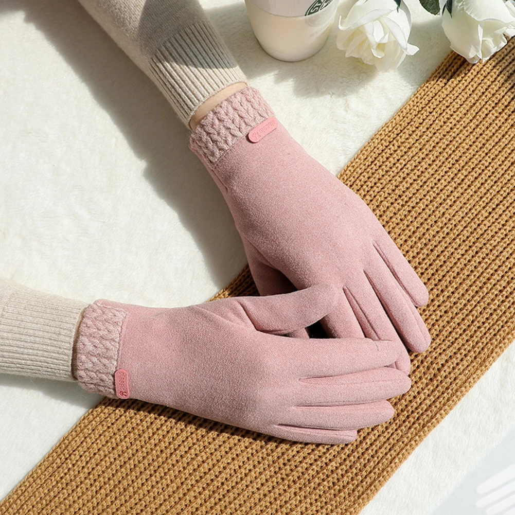 Women's Winter Gloves Cute Plush Warm Riding Gloves Women Solid Gloves Fluffy Work Touch Screen Warm Windproof Glove Mittens
Women's Winter Gloves Cute Plush Warm Riding Gloves Women Solid Gloves Fluffy Work Touch Screen Warm Windproof Glove Mittens