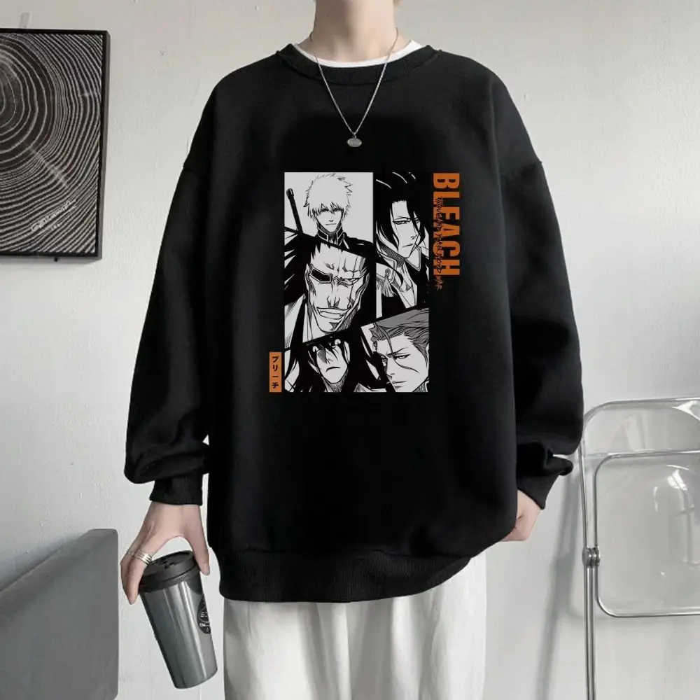 Hot Japanese Anime Bleach Hoodie Men Kurosaki Ichigo Graphic Round Neck Long Sleeve Sweatshirt
Hot Japanese Anime Bleach Hoodie Men Kurosaki Ichigo Graphic Round Neck Long Sleeve Sweatshirt