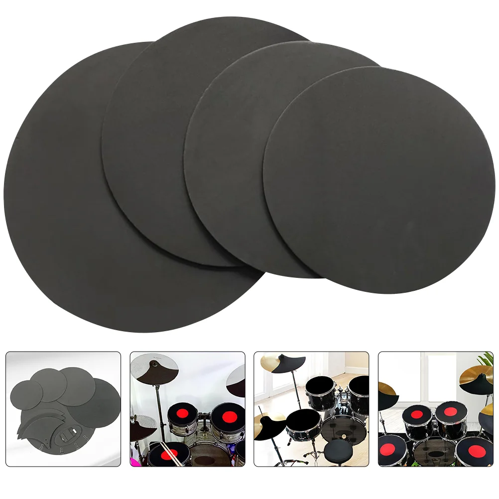Black Foam Drum Mute Pad Drum Silencer Dampeners Drum Mat Jazz Snare Electronic Dumb Drum Practice Pad Kit 12-13-14-16 inch
Black Foam Drum Mute Pad Drum Silencer Dampeners Drum Mat Jazz Snare Electronic Dumb Drum Practice Pad Kit 12-13-14-16 inch