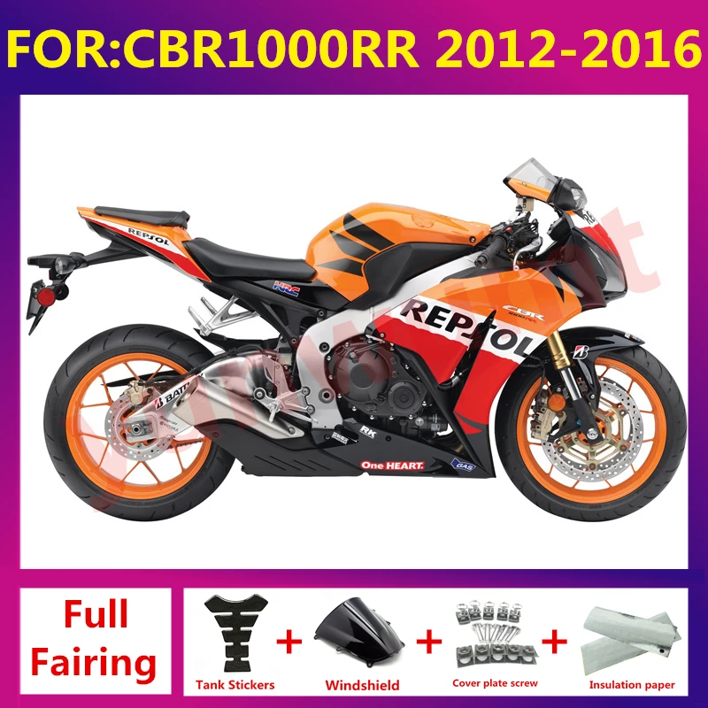 For Motorcycle CBR1000RR 2012 2013 2014 2015 2016 ABS Bodywork full Fairings Kit CBR1000 RR Shell Fairing kit zxmt set repsol
For Motorcycle CBR1000RR 2012 2013 2014 2015 2016 ABS Bodywork full Fairings Kit CBR1000 RR Shell Fairing kit zxmt set repsol