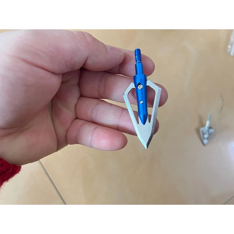 12pcs Broadheads Arrowhead 2 Fixed Blade Archery Points Hunting Arrow Heads for Recurve/ Compound Bow Shooting
12pcs Broadheads Arrowhead 2 Fixed Blade Archery Points Hunting Arrow Heads for Recurve/ Compound Bow Shooting