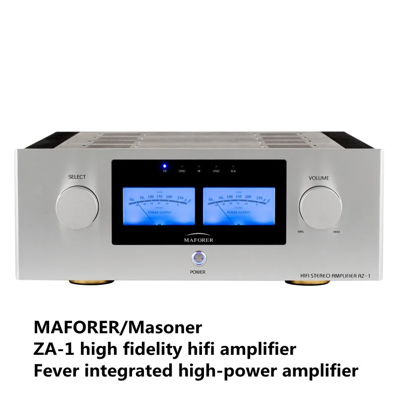 

New ZA-1 high-fidelity hifi power amplifier fever combined high-power power amplifier Output power: 300W Impedance: 2-16