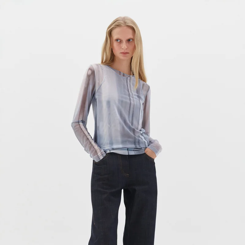 Women's Tops 2024 Spring and Summer New O- Neck Printed Casual Commuter Long Sleeve Pullover Top
Women's Tops 2024 Spring and Summer New O- Neck Printed Casual Commuter Long Sleeve Pullover Top