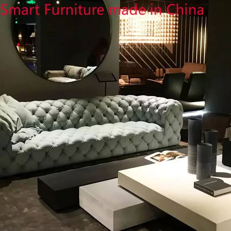 American style light luxury modern technology cloth pull buckle sofa living room Italian extremely simple frosted leather
American style light luxury modern technology cloth pull buckle sofa living room Italian extremely simple frosted leather