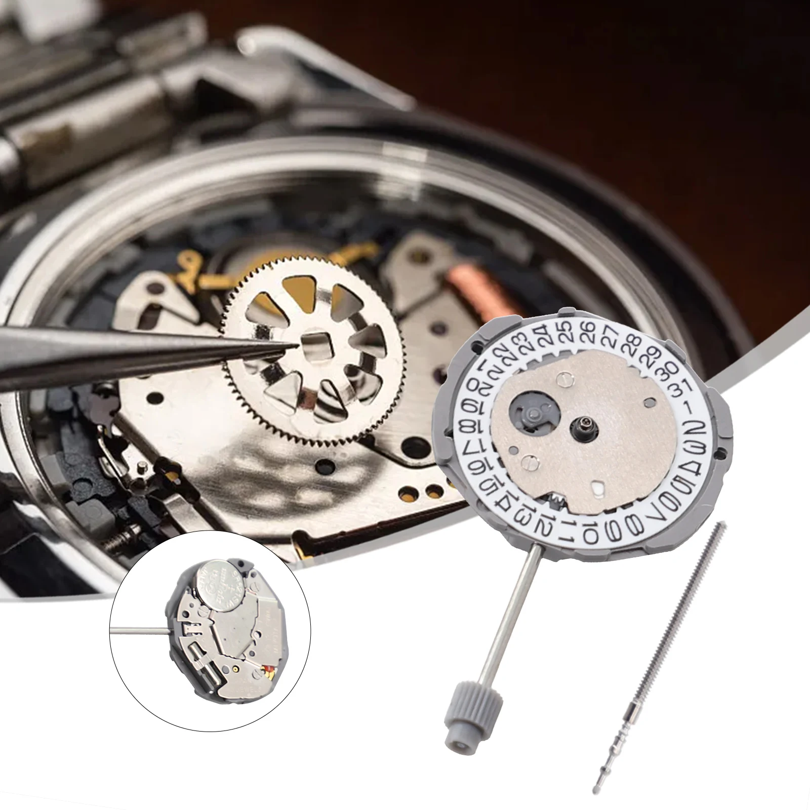 Watch Movement Quartz Movement 10-1/2 1pcs 3-Hands Accessories Repair Tool Replacement W/ Battery High Quality
Watch Movement Quartz Movement 10-1/2 1pcs 3-Hands Accessories Repair Tool Replacement W/ Battery High Quality
