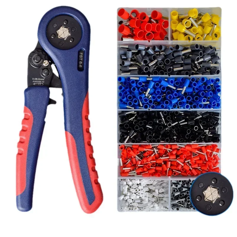 Small pliers, tube type terminal crimping pliers, cold crimping pliers, European style needle type wiring pliers, crimping 
Small pliers, tube type terminal crimping pliers, cold crimping pliers, European style needle type wiring pliers, crimping