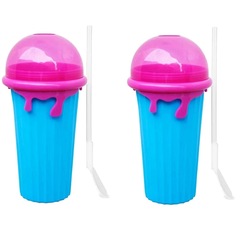 2 Pcs 500ML Ice Cup Freeze Magic Squeeze Cup Cooling Maker Cup Freeze Mug Milkshake Smoothie Mug
2 Pcs 500ML Ice Cup Freeze Magic Squeeze Cup Cooling Maker Cup Freeze Mug Milkshake Smoothie Mug