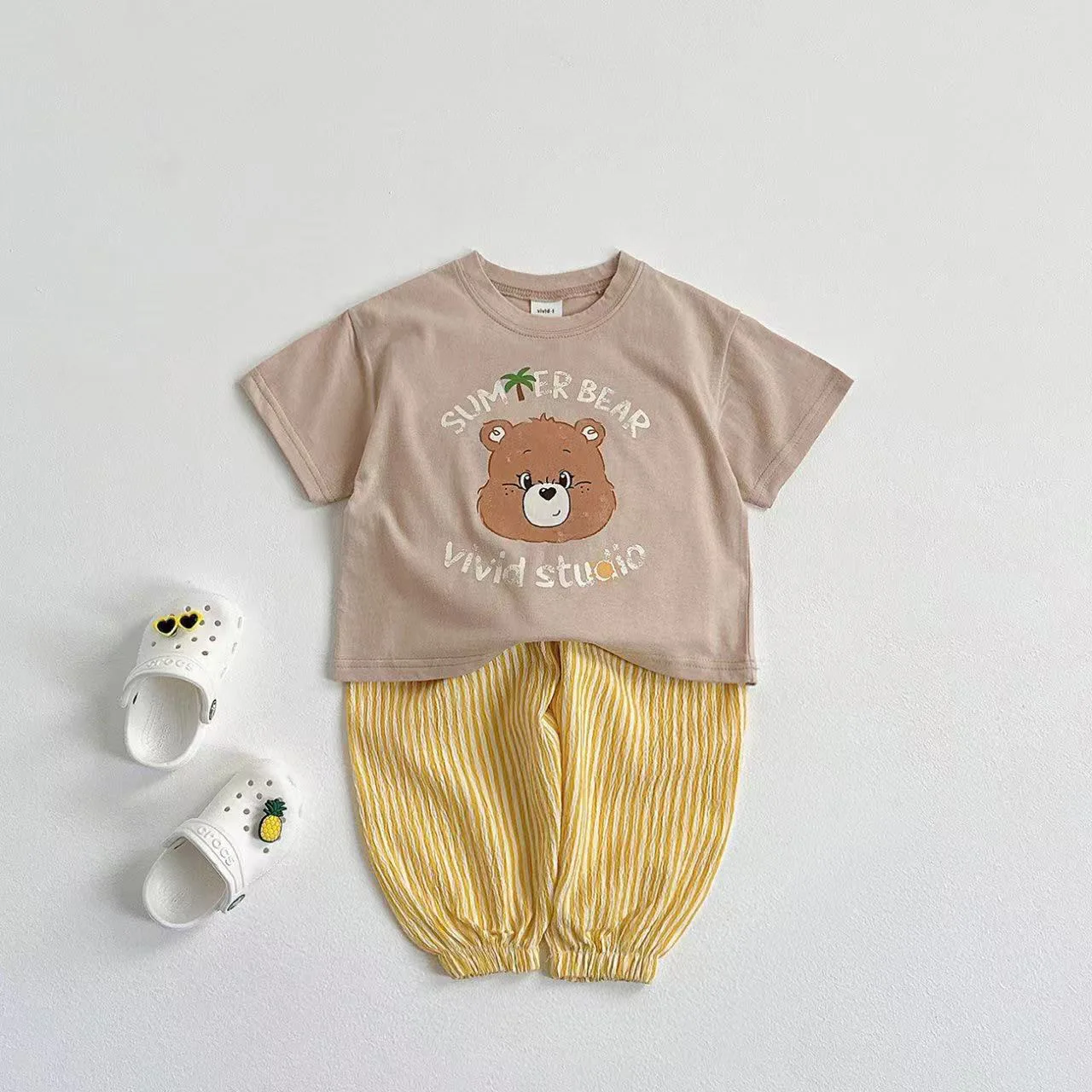 2025 Summer New Children Casual Pants Baby Boy Thin Cotton Mosquito Resistant Pants For Girls Plaid Trousers Kids Clothes 16 Sf338dc5c4cde4cd0a10b1445e24d108eo