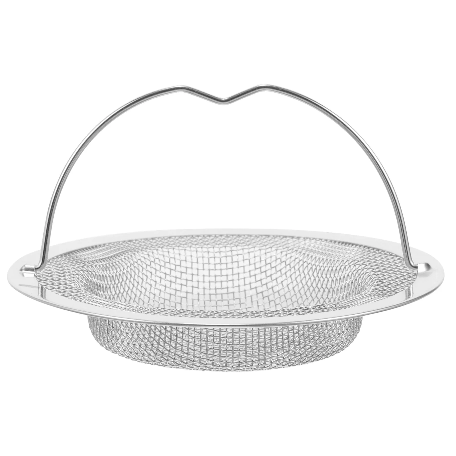 Slip Through The Net Sink Strainer Mesh Kitchen Drain Basket Stainless Steel Filter with Handle
Slip Through The Net Sink Strainer Mesh Kitchen Drain Basket Stainless Steel Filter with Handle