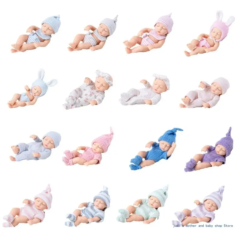 67JC 7’’ Life Like Reborns Toy Figure Interaction Toy Full Body Silicone Sleeping Dolls that Looks Real with Eyes Close
67JC 7’’ Life Like Reborns Toy Figure Interaction Toy Full Body Silicone Sleeping Dolls that Looks Real with Eyes Close