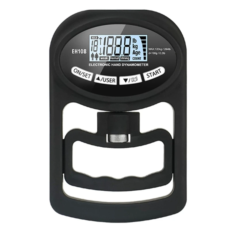 Grip Strength Tester 265Lbs/120Kg Digital Hand Dynamometer Grip Strength Meter USB LCD Screen
Grip Strength Tester 265Lbs/120Kg Digital Hand Dynamometer Grip Strength Meter USB LCD Screen