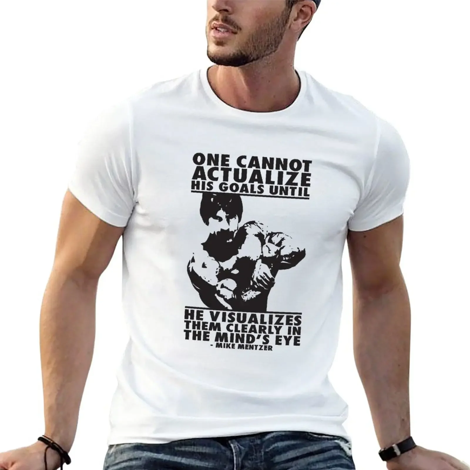 Mike Mentzer Visualize Your Goals T-Shirt Short sleeve tee sublime mens graphic t-shirts pack customs oversized men clothing
Mike Mentzer Visualize Your Goals T-Shirt Short sleeve tee sublime mens graphic t-shirts pack customs oversized men clothing
