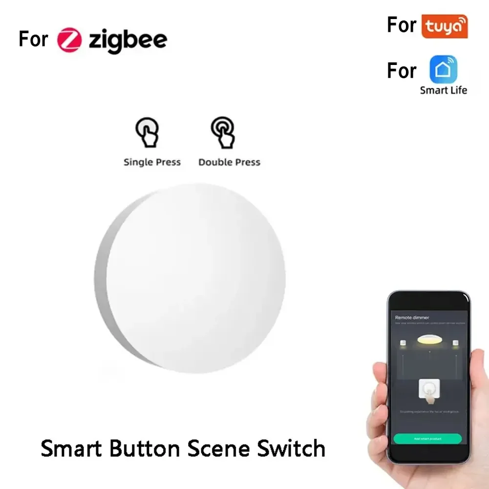 Tuya For Zig-Bee Smart Push Button Scene Switch Wireless Remote Control On Off Key Controller Multi-scene Linkage Smart Switches
Tuya For Zig-Bee Smart Push Button Scene Switch Wireless Remote Control On Off Key Controller Multi-scene Linkage Smart Switches