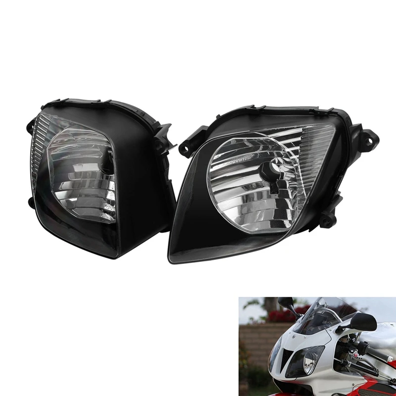 

Car Front Headlight Head Light Lamp Assembly Replacement Accessories Fit For Honda RVT1000 RVT1000R RC51 2000-2006
