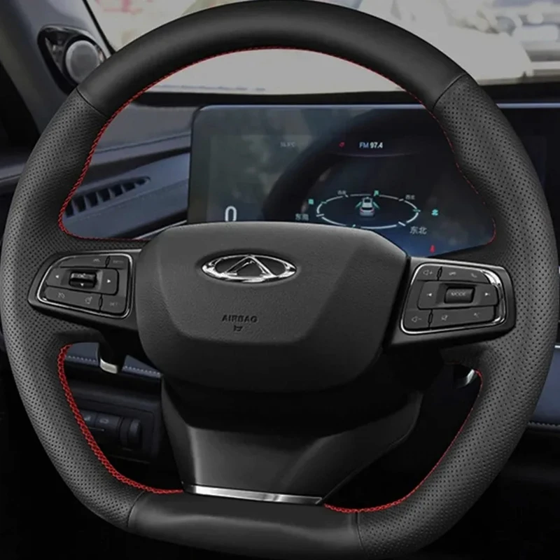 Автомобильный чехол на рулевое колесо Оплетка Натуральная кожа для Chery Tiggo 2 3 7 8 5X IQ QQ DIY Крышка рулевого колеса Обертка Автомобильные аксессуары
Автомобильный чехол на рулевое колесо Оплетка Натуральная кожа для Chery Tiggo 2 3 7 8 5X IQ QQ DIY Крышка рулевого колеса Обертка Автомобильные аксессуары