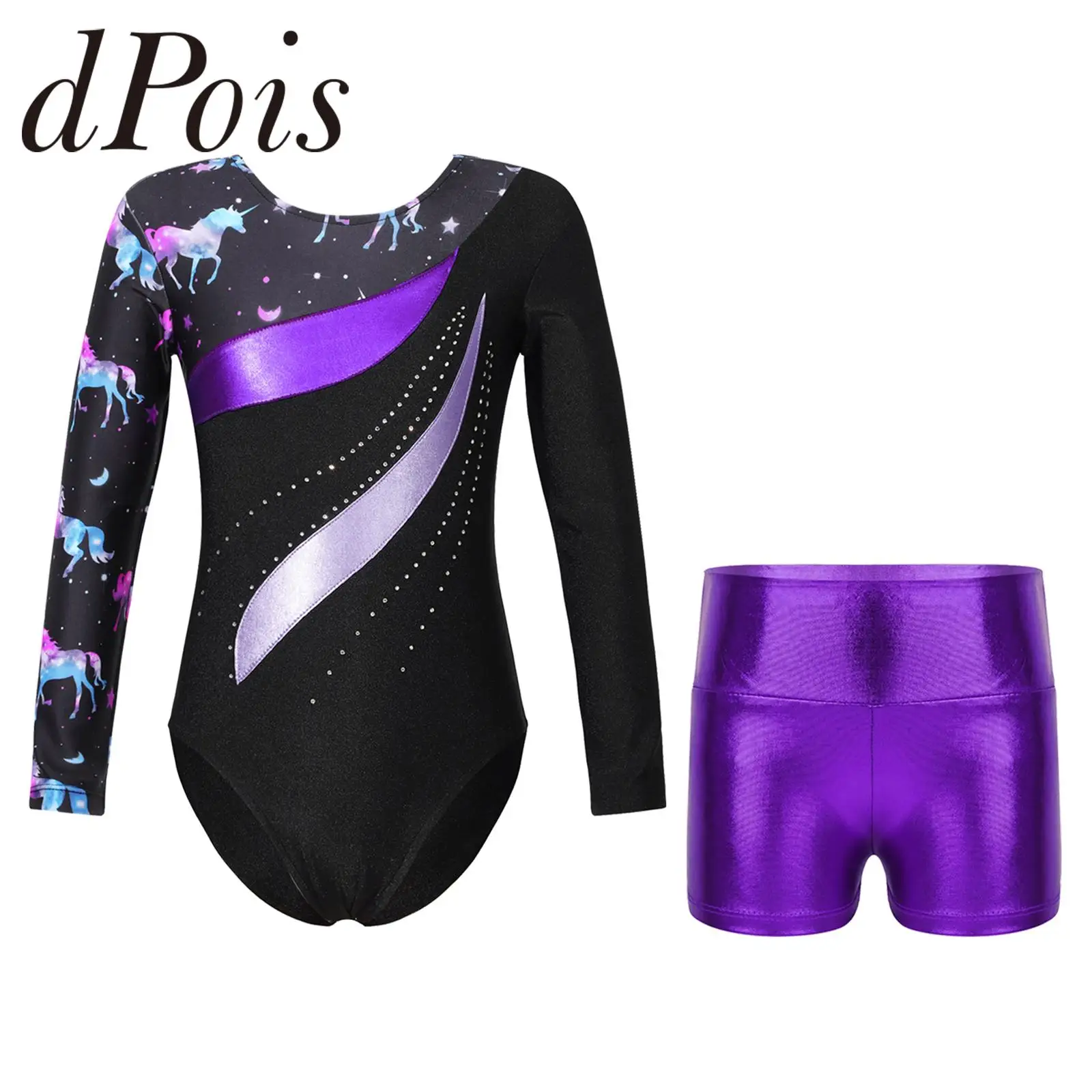 Children Long Sleeve Ballet Dance Outfits Kids Gymnastics Leotards Jumpsuit with Shorts Dancewear Sets for Girls Yoga Unitard
Children Long Sleeve Ballet Dance Outfits Kids Gymnastics Leotards Jumpsuit with Shorts Dancewear Sets for Girls Yoga Unitard