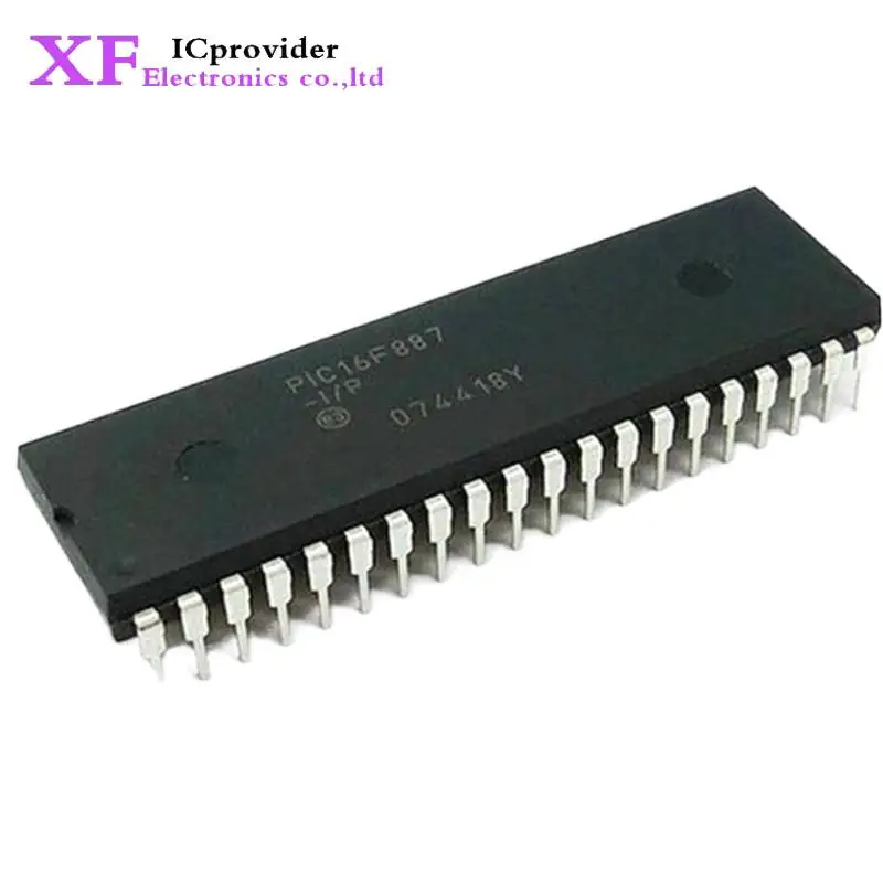 10pcs/lot PIC16F887-I/P PIC16F887 16F887 MCU 8BIT 14KB FLASH DIP40 IC Best quality
10pcs/lot PIC16F887-I/P PIC16F887 16F887 MCU 8BIT 14KB FLASH DIP40 IC Best quality