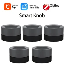 Tuya ZigBee Smart Knob Wireless Scene Switch Button Controller Smart Life APP Control Smart Home for Alexa Google Home Gateway
Tuya ZigBee Smart Knob Wireless Scene Switch Button Controller Smart Life APP Control Smart Home for Alexa Google Home Gateway