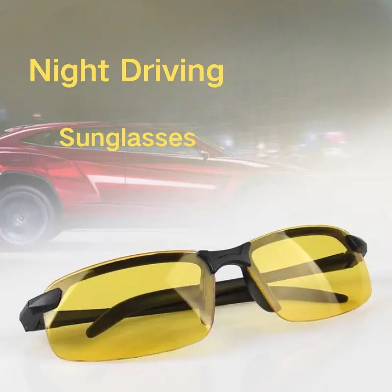 

2024 Night Vision Sunglasses Unisex Sun Glasses Driver Night Glasses Goggles Men Polarized Driving Eyewear UV Protection Glasses