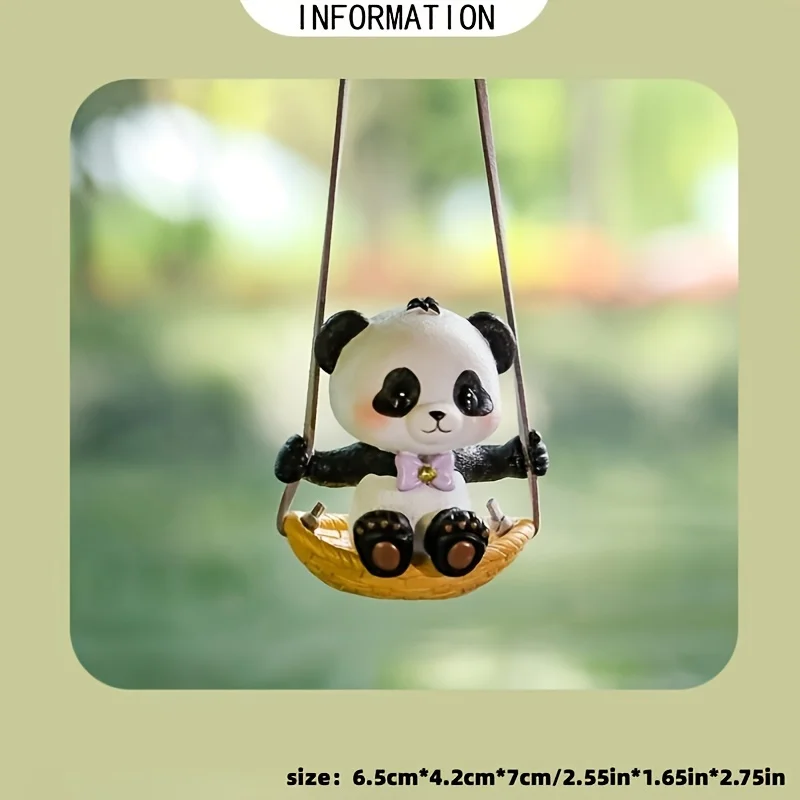 Panda Car Ornament, Cute Car Rearview Mirror Decorative Pendant, Universal Car Hanging Ornament Car Decoration Accessories
Panda Car Ornament, Cute Car Rearview Mirror Decorative Pendant, Universal Car Hanging Ornament Car Decoration Accessories
